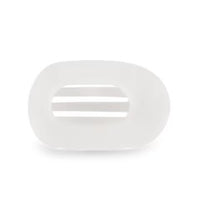 Teletie Flat clip coconut white-small
