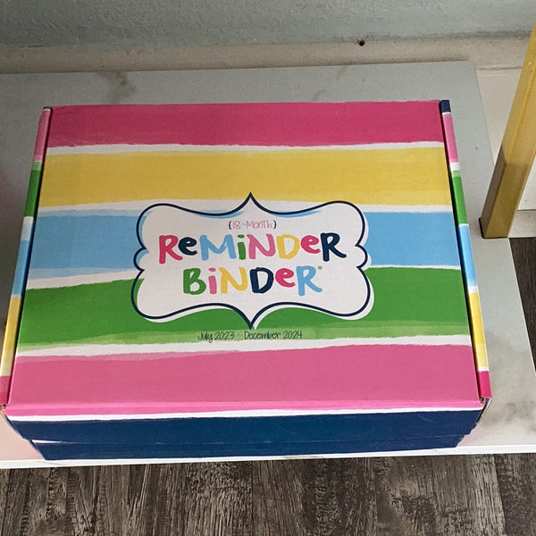 Reminder Binder Stripe