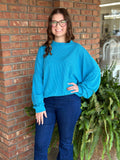 Ribbed Sweatshirt Pullover
