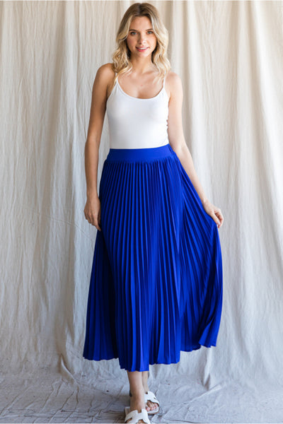 Into the night pleated skirt