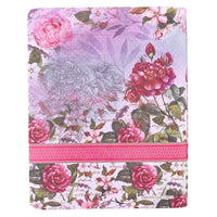 KJV My Creative Bible Faux Leather, Pink Floral Print