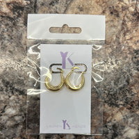 Lauren Kenzie Classy Gold Hoops