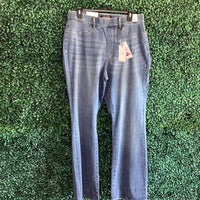 High waist pull on slim boot
