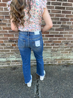 Vervet Victoria High Rise Cropped Jeans