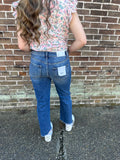 Vervet Victoria High Rise Cropped Jeans