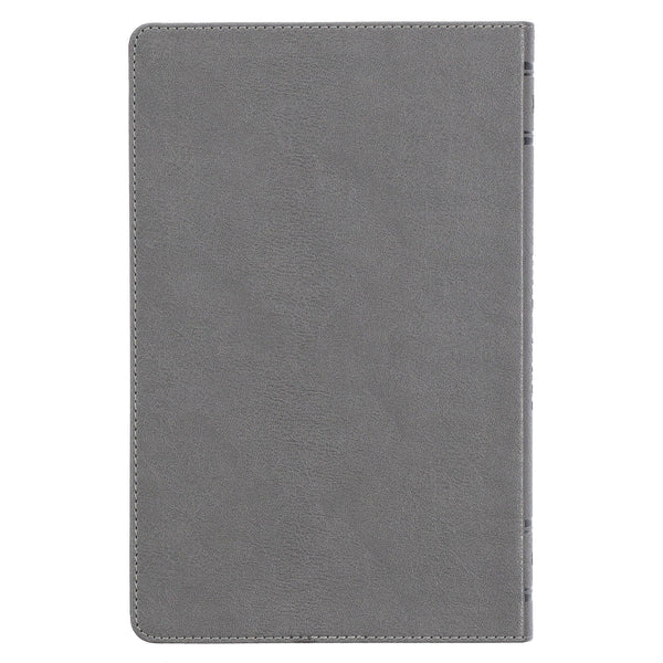 KJV Bible Gift Edition Faux Leather, Gray
