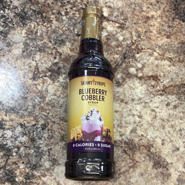 Skinny syrup Blueberry Cobbler