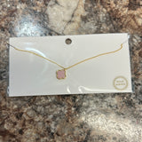 Small clover necklace