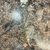 Clover chain necklace