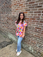 Tell Me More Floral Top
