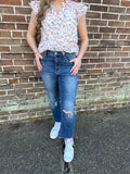 Vervet Victoria High Rise Cropped Jeans