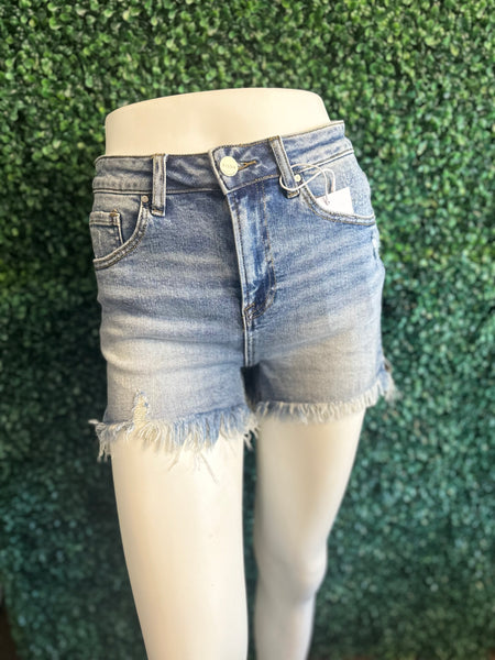 Risen Denim Shorts