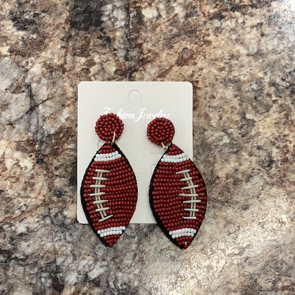 Football earrings