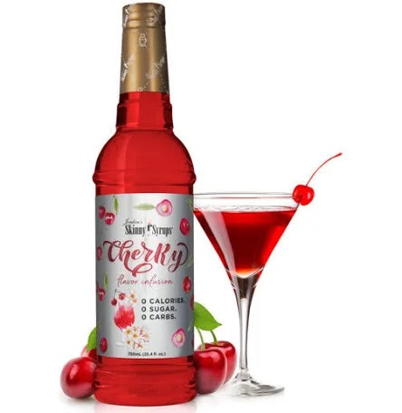 Skinny syrup-cherry infusion