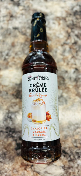 Skinny syrup crème brûlée