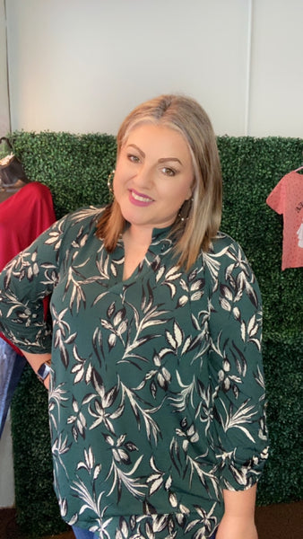 Lizzy Dark Green Top