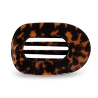 Teletie flat clip tortoise-medium