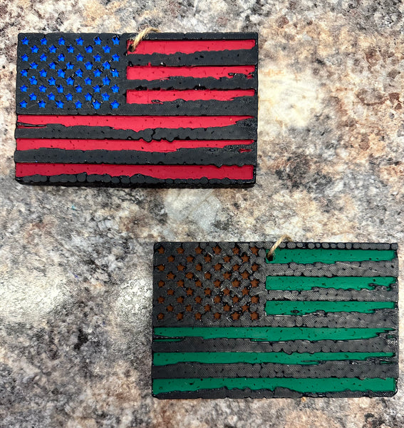 Distressed flag Freshie