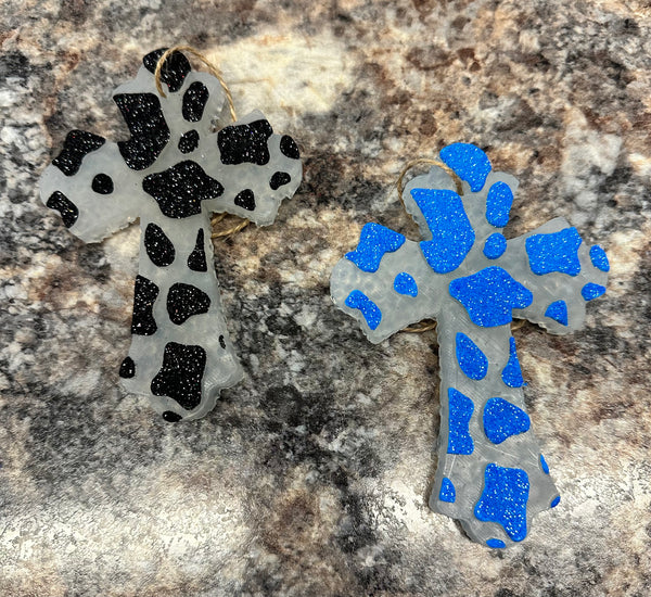 Cow print cross Freshie