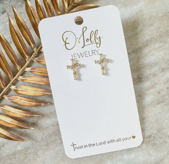 O’Lolly Cross Studs
