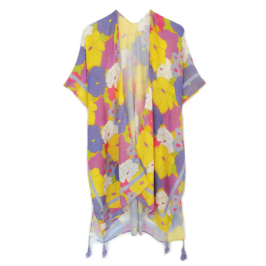 Multi Flower Kimono