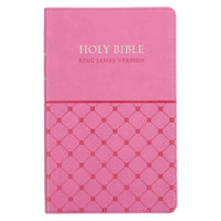 KJV Bible Gift Edition Faux Leather, Pink