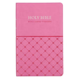 KJV Bible Gift Edition Faux Leather, Pink