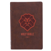 KJV Bible Kid Edition Faux Leather, Brown