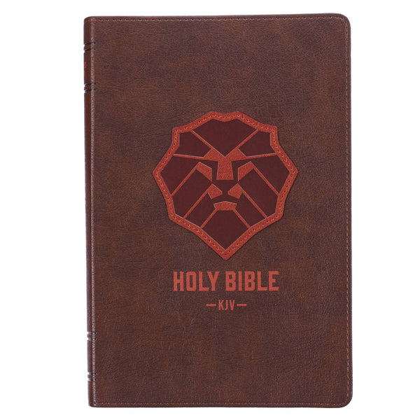 KJV Bible Kid Edition Faux Leather, Brown