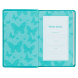 KJV Bible Gift Edition Faux Leather, Teal