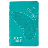 KJV Bible Gift Edition Faux Leather, Teal