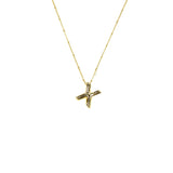 Initial Balloon Bubble 18K Gold Necklace: Gold Filled