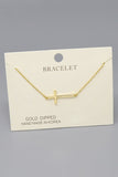 Dainty Cross Bracelet