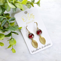 O'Lolly "Maroon" Earrings