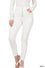Button Fly White Skinnies