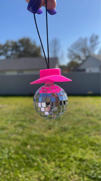 Disco Cowgirl Car Charm